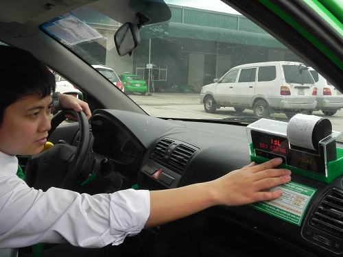 Đồng hồ tính cước tích hợp máy in sẽ được sử dụng trên Taxi Mai Linh